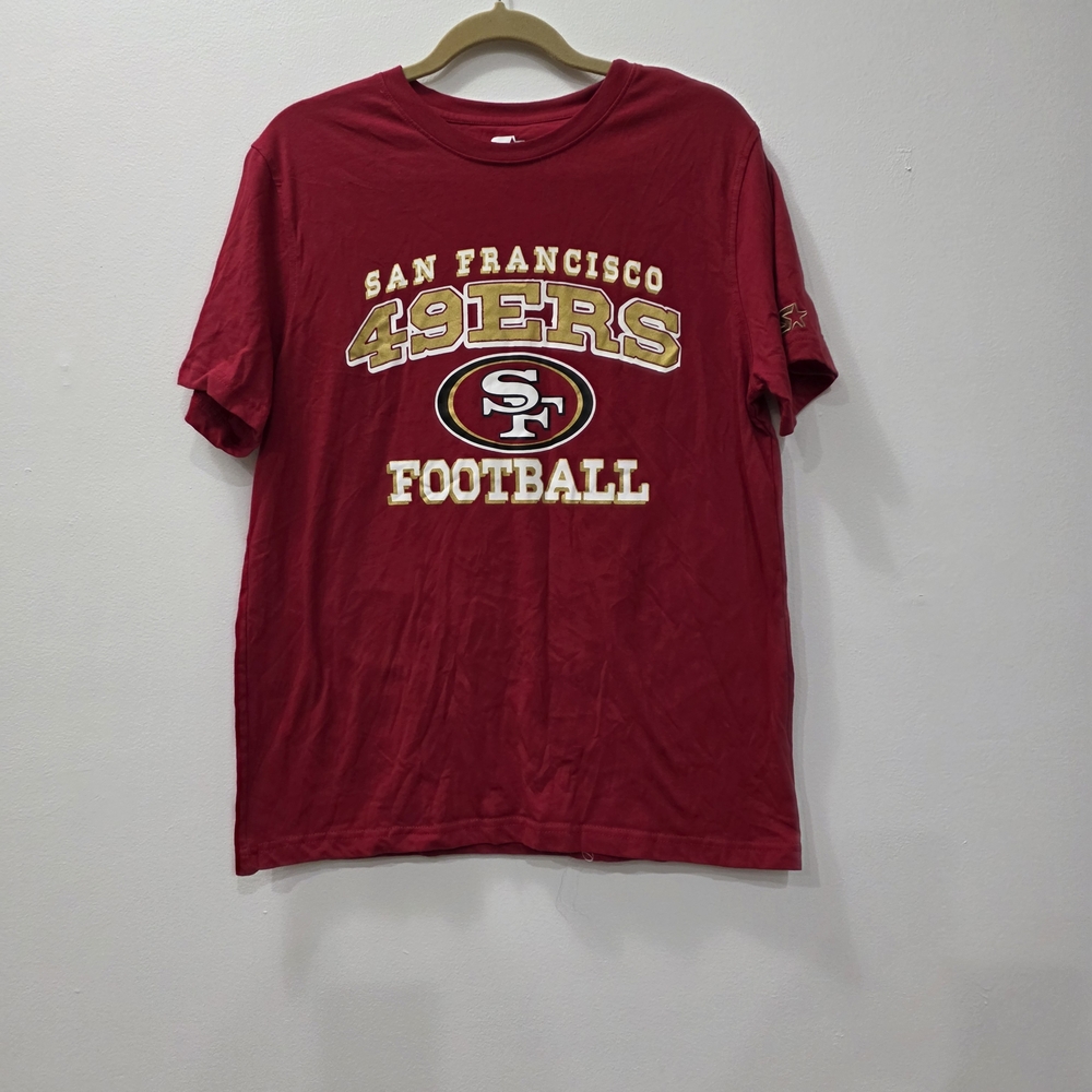 STARTER Red San Francisco 49ers Short Sleeve Tee